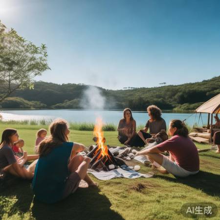 太湖湾露营谷,交通便利,亲子游