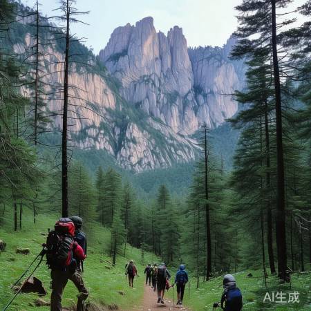 金刀峡:险峻山势,露营天堂