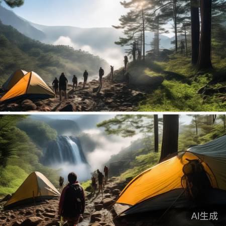 驼梁露营,探险宁静,生态野生动